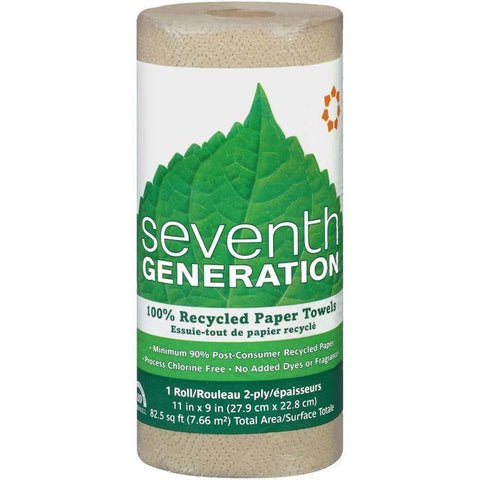 Seventh Generation 100% Recycled 2-Ply Paper Towels (Pack of 30)