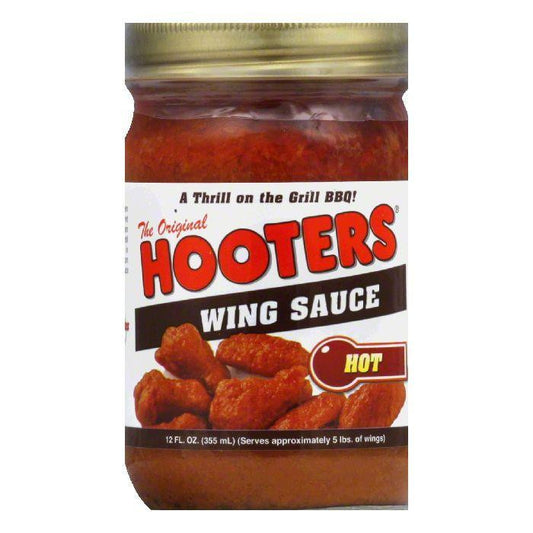 Hooter's Wing Sauce Hot, 12 OZ (Pack of 6)