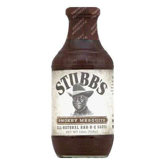 Stubb's BBQ Sauce Smokey Mesquite, 18 OZ (Pack of 6)