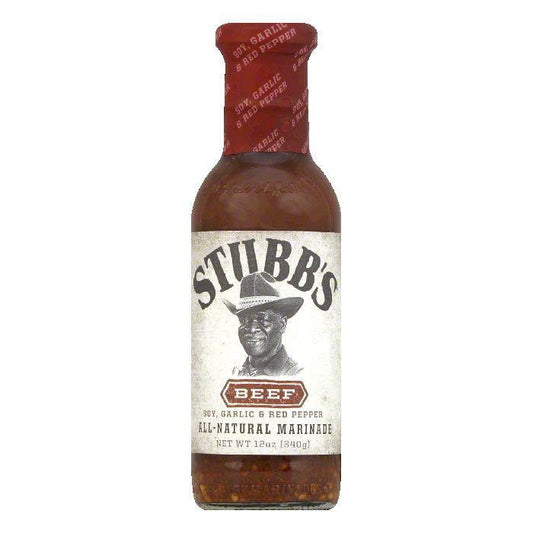 Stubb's Marinade Beef, 12 OZ (Pack of 6)
