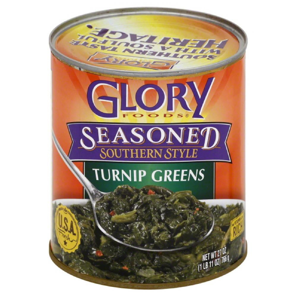 Glory Foods Turnip Greens, 27 Oz (Pack of 12)