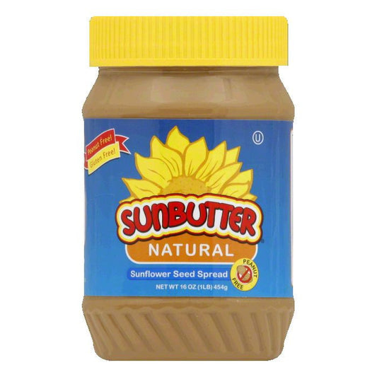 Sunbutter Natural Creamy, 16 OZ (Pack of 6)