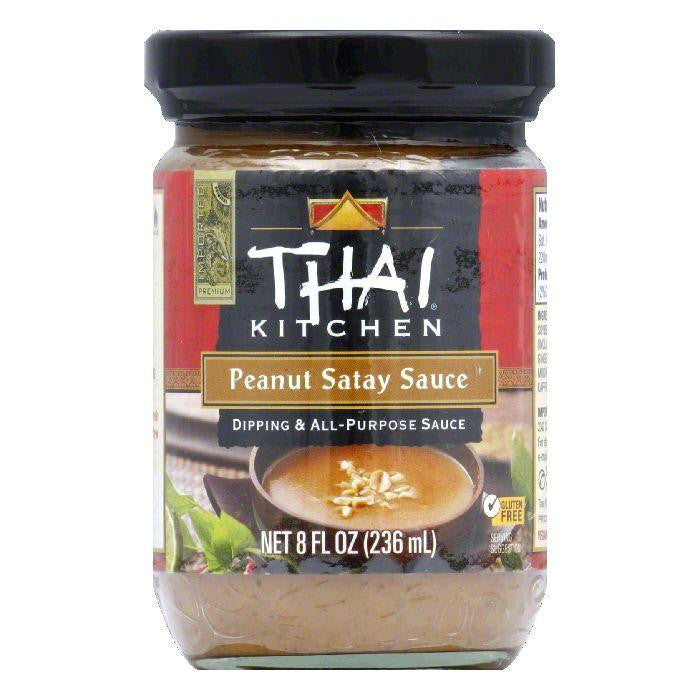 Thai Kitchen Medium Dipping & All-Purpose Sauce Peanut Satay Sauce, 8 Oz (Pack of 6)