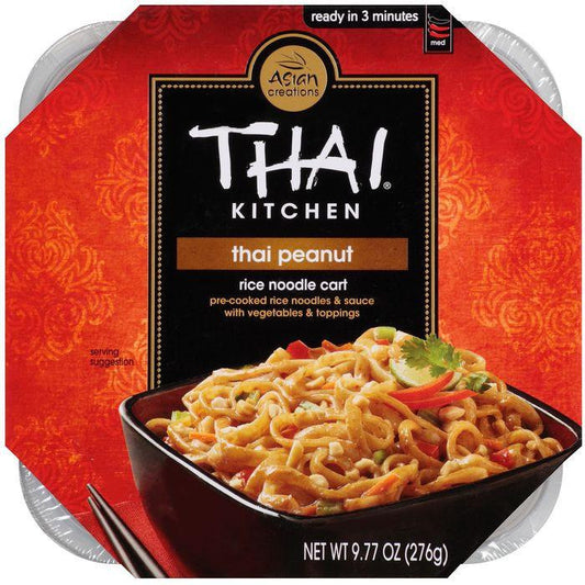 Thai Kitchen Rice Noodle Cart Thai Peanut 9.77 Oz Microwave Bowl (Pack of 6)