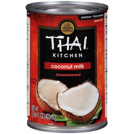 Thai Kitchen Unsweetened Coconut Milk 13.66 fl. Oz (Pack of 12)