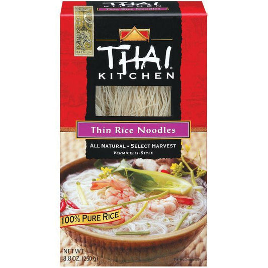 Thai Kitchen TK Thin Rice Noodles Rice Noodles 8.8 Oz (Pack of 12)