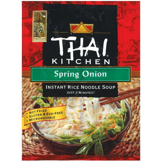 Thai Kitchen TK Spring Onion Inst Noodle Instant Rice Noodle Soups 1.6 Oz Bag (Pack of 12)