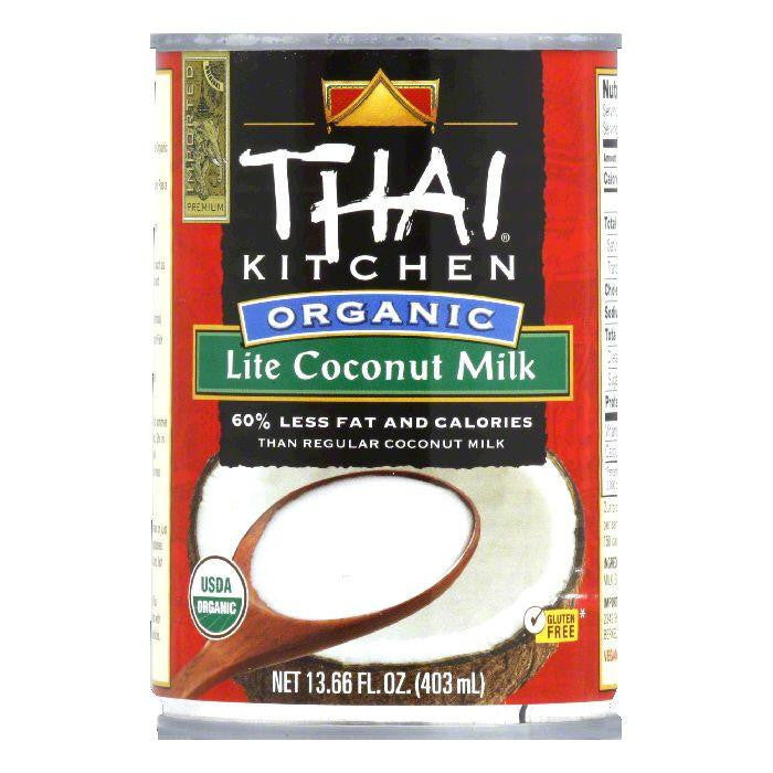 Thai Kitchen Gluten Free Organic Lite Coconut Milk, 13.66 OZ (Pack of 12)