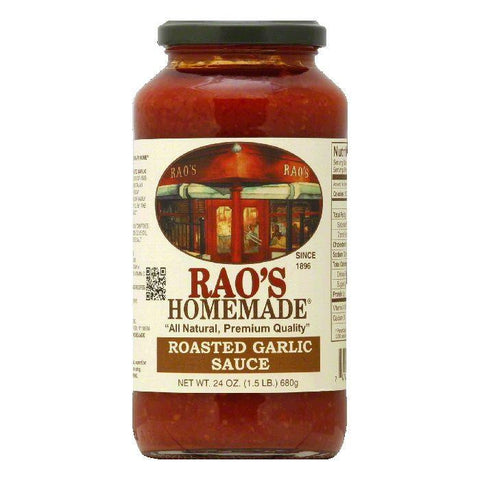 Raos Roasted Garlic Sauce, 24 Oz (Pack of 6)