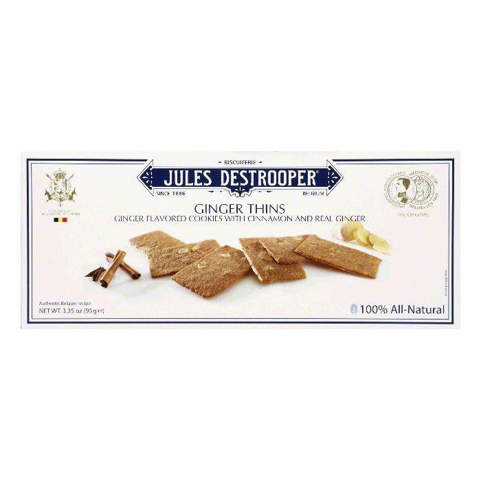 Jules Destrooper Jules Destrooper Ginger Thins, 3.35 OZ (Pack of 12)