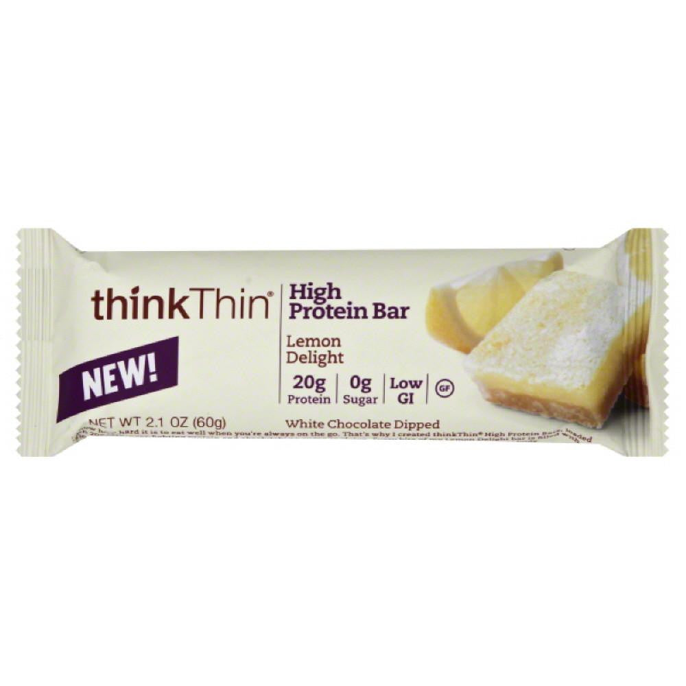 thinkThin Lemon Delight High Protein Bar, 2.1 Oz (Pack of 10)