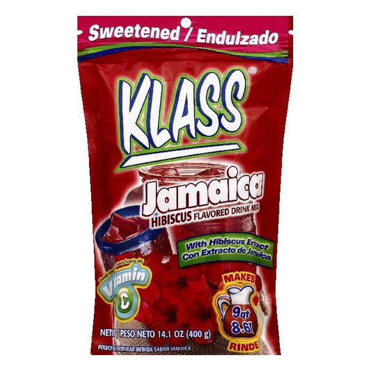 Klass Jamaica Hibiscus Flavored Drink Mix, 14.1 OZ (Pack of 6)