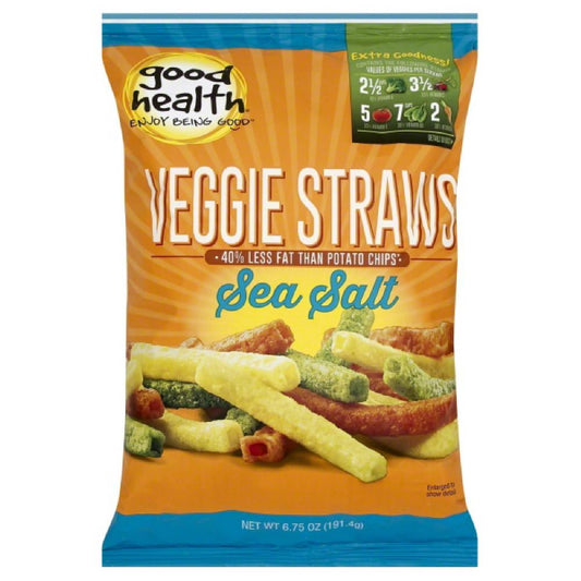 Good Health Sea Salt Veggie Straws, 6.75 Oz (Pack of 10)