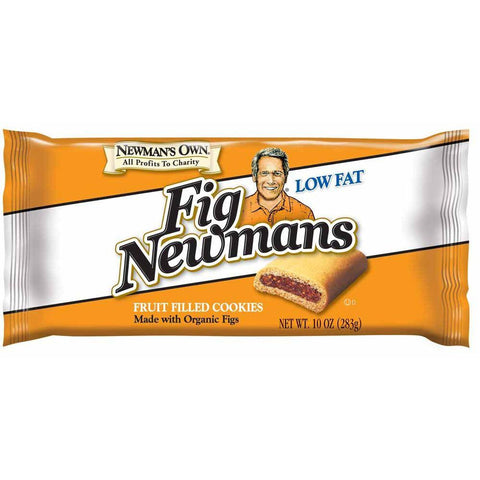 Newman's Own Organics Low Fat Fig Newman's, 10 OZ (Pack of 6)