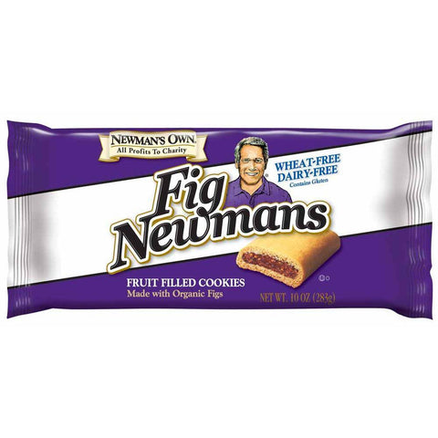 Newman's Own Organics Wheat Free & Dairy Free Fig Newman's, 10 OZ (Pack of 6)