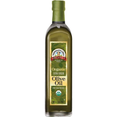 Newman's Own Organics Olive Oil, 25 OZ (Pack of 6)