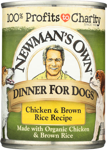 Newmans Own Organics Chicken Brown Rice Can Food, 12.7 OZ (Pack of 12)