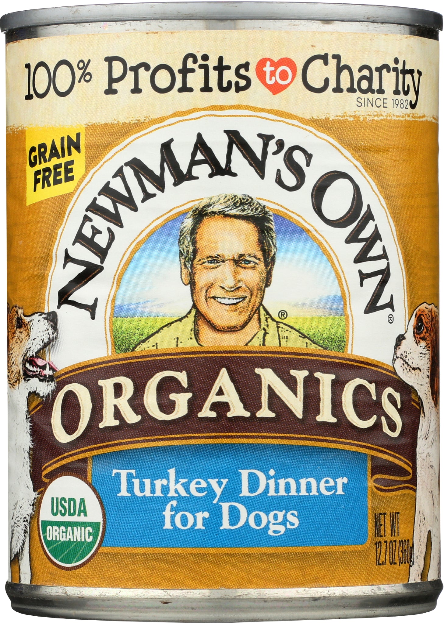Newmans Own Organics Grain Free Turkey Dinner Can Dog Food, 12.7 OZ (Pack of 12)