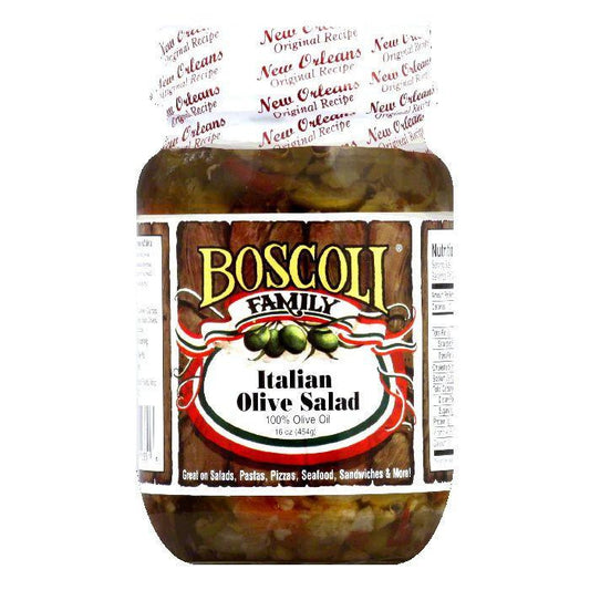 Boscoli Olive Salad Italian Oil, 16 OZ (Pack of 6)
