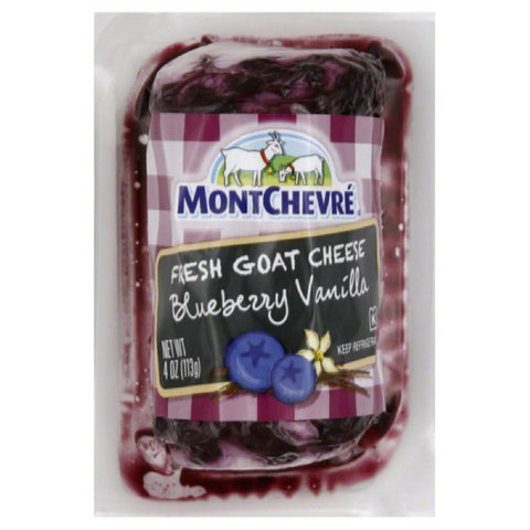 Montchevre Blueberry Vanilla Fresh Goat Cheese, 4 Oz (Pack of 12)