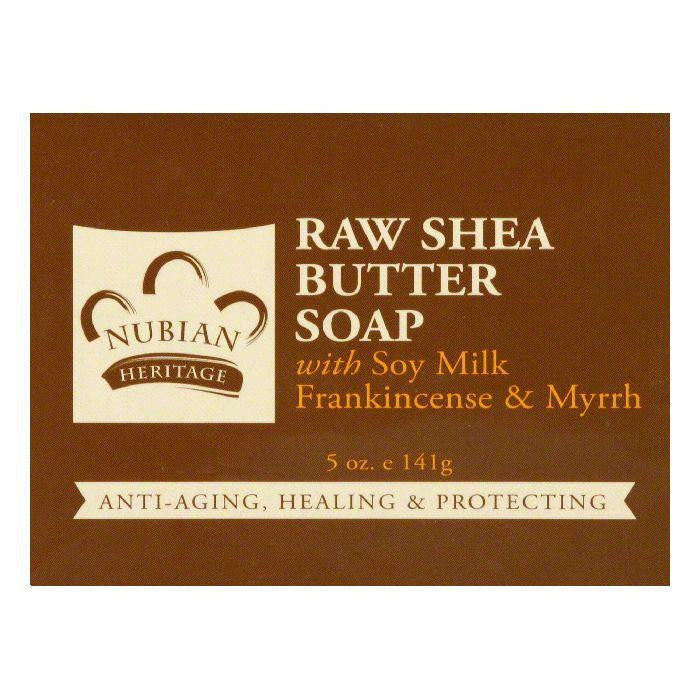 Nubian Heritage Raw Shea Butter Soap, 5 Oz (Pack of 3)