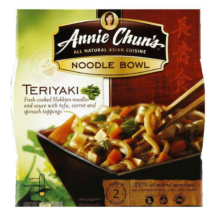 Annie Chuns Noodle Bowl Teriyaki, 7.8 OZ (Pack of 6)