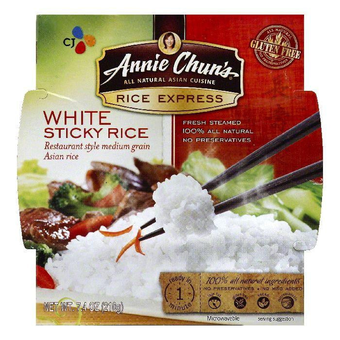 Annie Chuns White Sticky Rice, 7.4 OZ (Pack of 6)