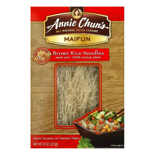 Annie Chuns Maifun Brown Rice Noodle, 8 OZ (Pack of 6)