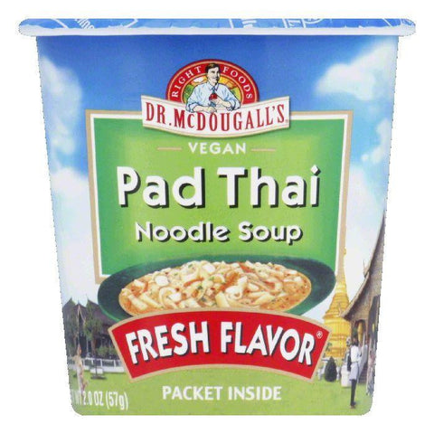 Dr. McDougall's Pad Thai Noodle Soup Big Cup, 2 OZ (Pack of 6)