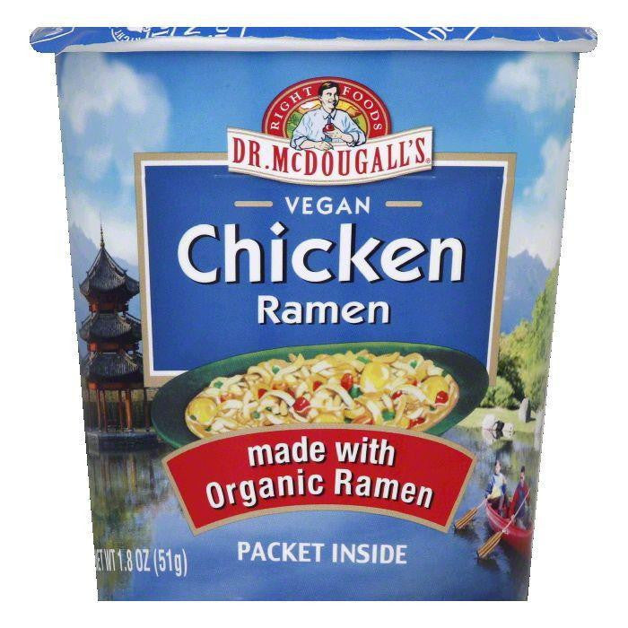 Dr. McDougall's Organic Ramen Soup - Chicken Flavor Big Cup, 1.8 OZ (Pack of 6)