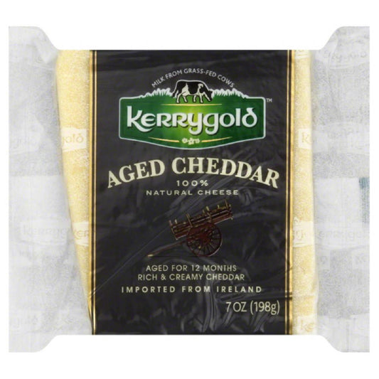 Kerrygold Aged Cheddar Cheese, 7 Oz (Pack of 12)