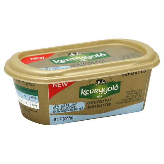 Kerrygold Reduced Fat Irish Butter, 8 Oz (Pack of 16)