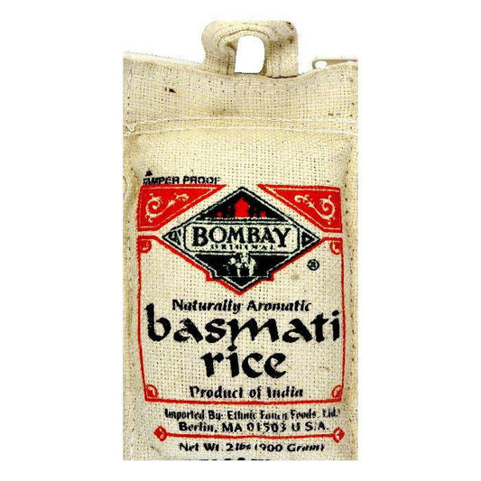 Bombay Basmati Rice White, 2 LB (Pack of 12)