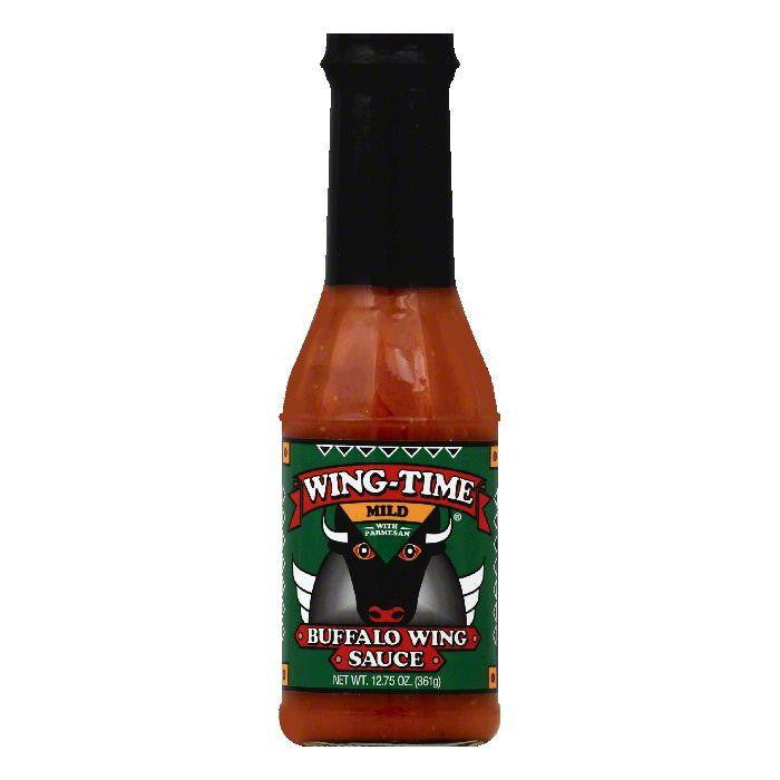 Wing Time Mild with Parmesan Buffalo Wing Sauce, 12.75 OZ (Pack of 6)