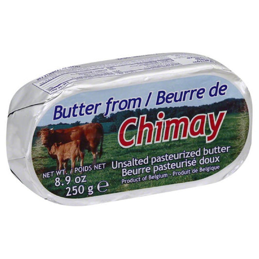 Chimay Pasteurized Unsalted Butter, 8.9 Oz (Pack of 20)