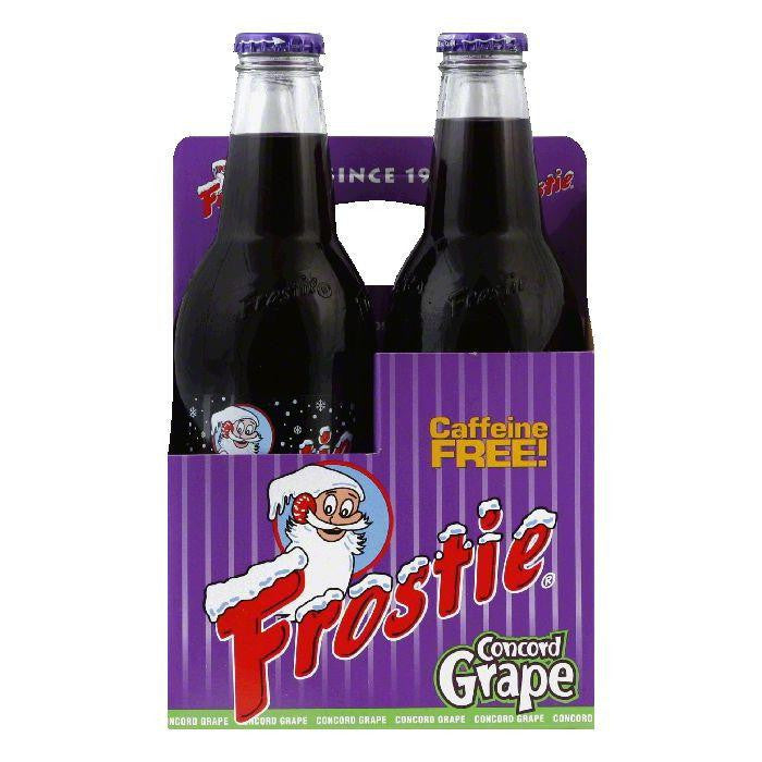 Frostie Naturals Concord Grape Soda 4 pack, 48 FO (Pack of 6)