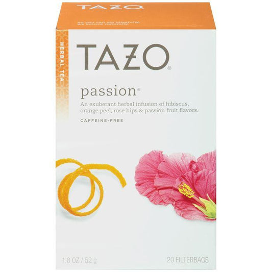 Tazo Passion Herbal Tea 20 ct. (Pack of 6)