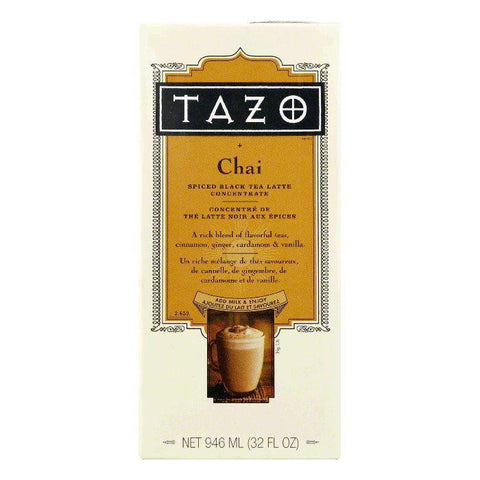 Tazo Tea Chai Concentrate Aseptic Pack, 32 FO (Pack of 6)