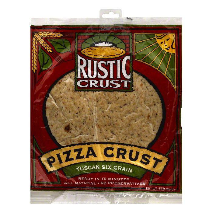 Rustic Crust Tuscan Six Grain Pizza Crust, 1 lb (Pack of 8)