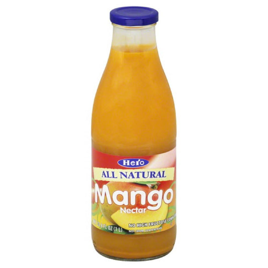 Hero Mango Nectar, 33.75 Fo (Pack of 6)