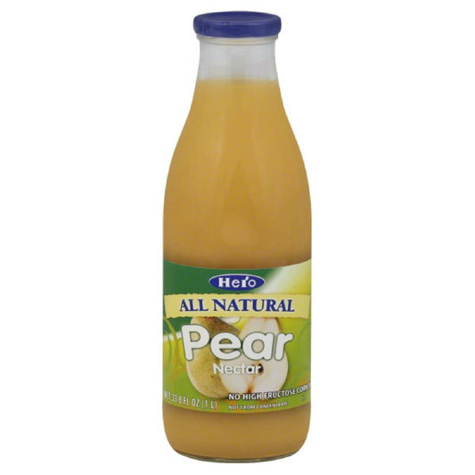 Hero Pear Nectar, 33.75 Fo (Pack of 6)