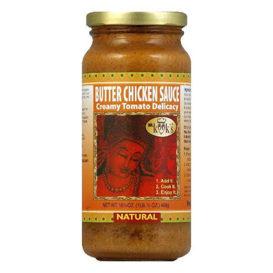 Mr Kooks Butter Chicken Sauce, 16.5 Oz (Pack of 6)