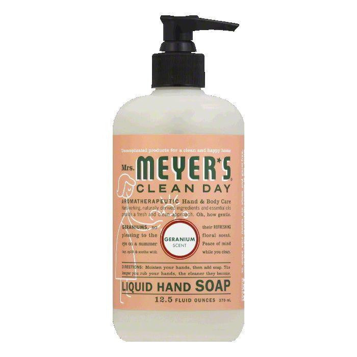 Mrs. Meyers Geranium Hand Soap, 12.5 OZ (Pack of 3)