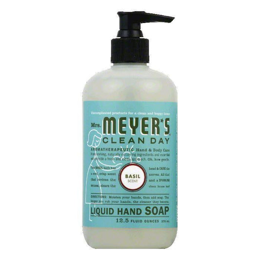 Mrs. Meyers Basil Liquid Hand Soap, 12.5 OZ (Pack of 6)