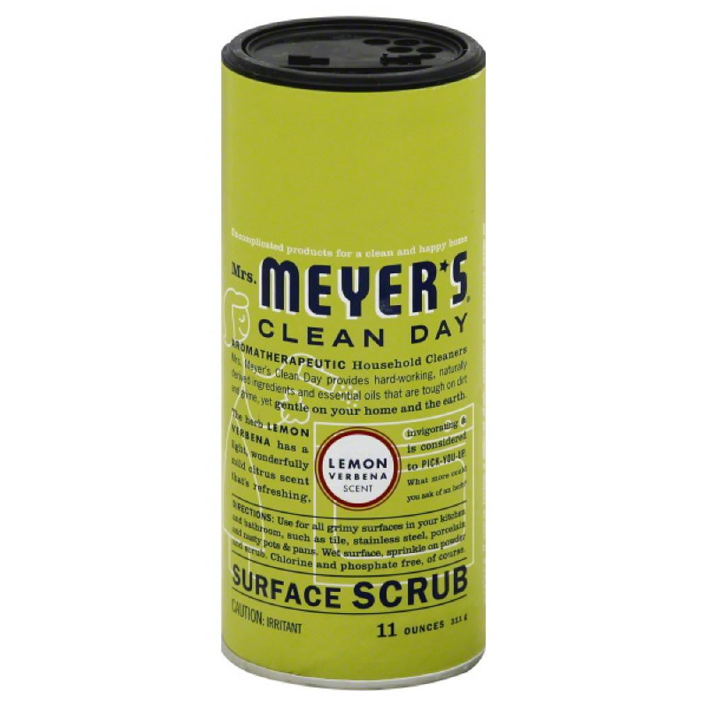 Mrs Meyers Lemon Verbena Scent Surface Scrub, 11 Oz (Pack of 6)