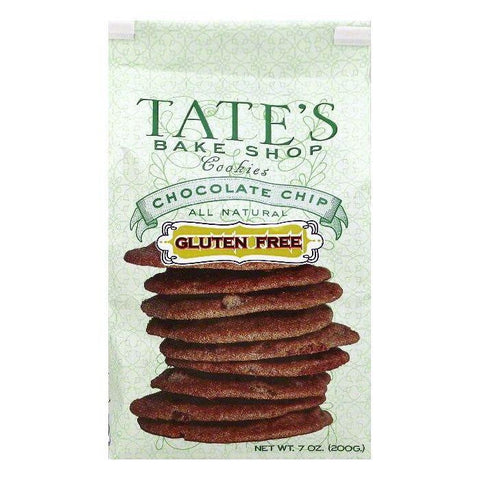 Tates Bake Shop Chocolate Chip Gluten Free Cookies, 7 OZ (Pack of 6)