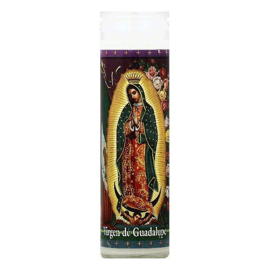 St Jude Candle 8.25 In Virgen de Guadalupe Candle, 1 ea (Pack of 12)
