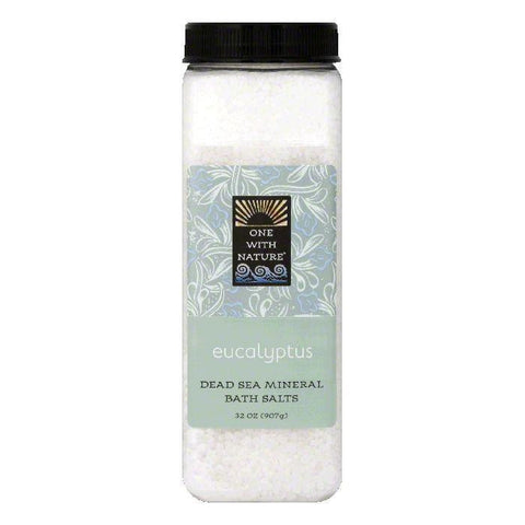 One with Nature Eucalyptus Bath Salts, 32 OZ (Pack of 6)