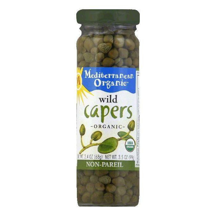 Mediterranean Organic Wild Capers, 3.5 OZ (Pack of 12)