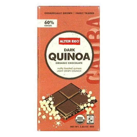 Alter Eco Dark Quinoa Bar, 2.82 OZ (Pack of 12)